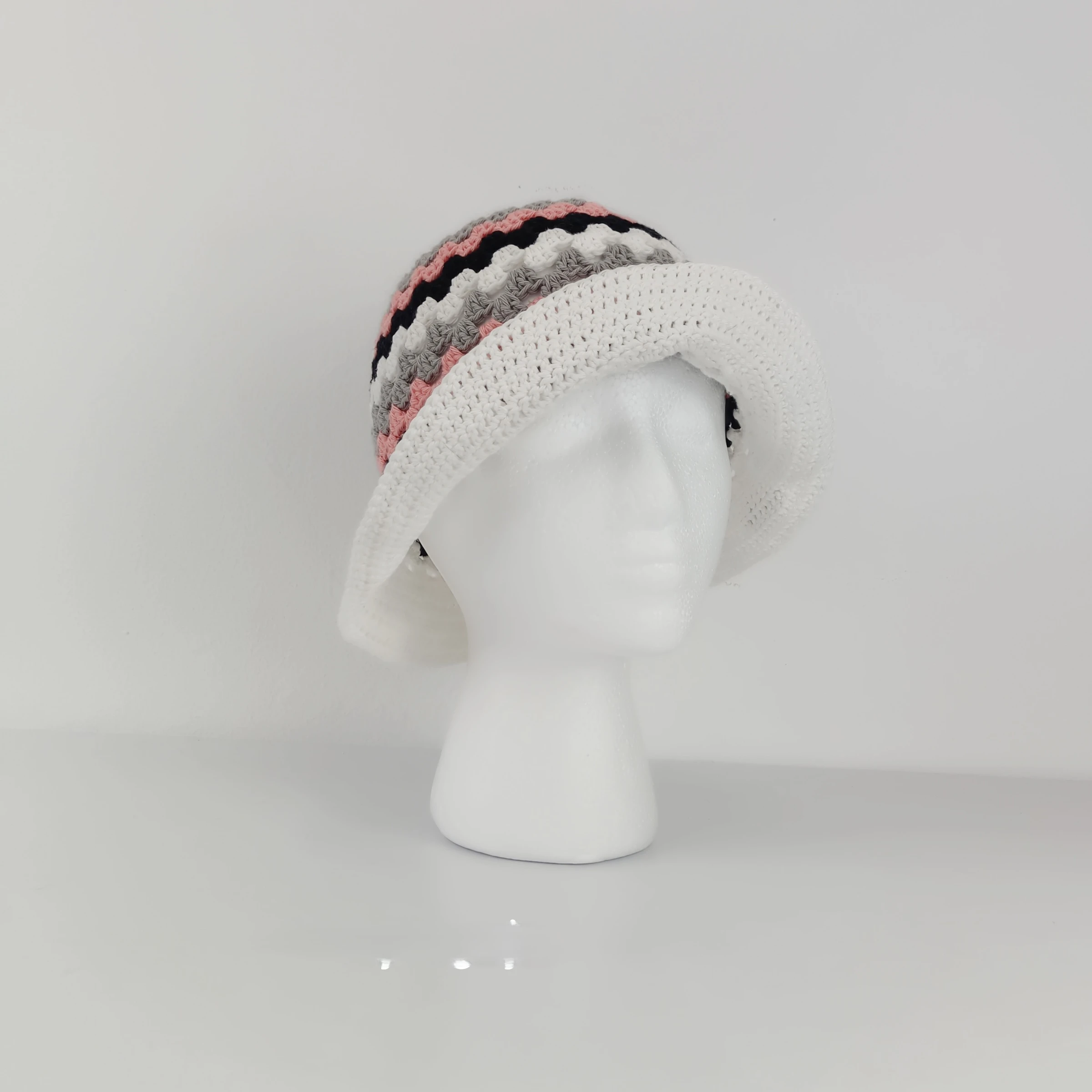 Gorro de crochê de algodão estilo boêmio – photo 3